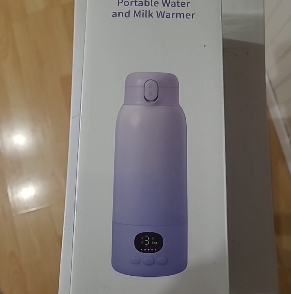 Portable Water and Milk Warmer - Purple